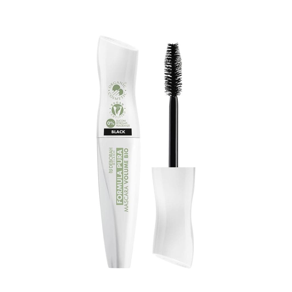 Máscara para Cílios Deborah Pure Organic Formula Cor Preta, 1 unidade - fabricada na Itália [importação italiana]