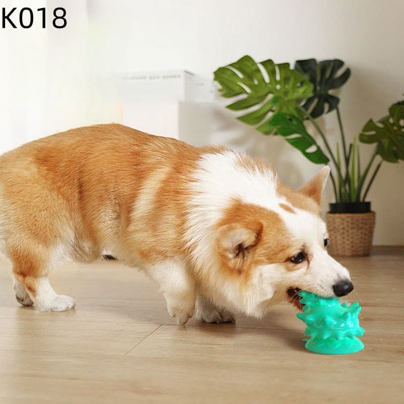 Brinquedo para cães de estimação, sugador, resistente à tensão, resistente à mordida, dentes molares, alívio do tédio, f