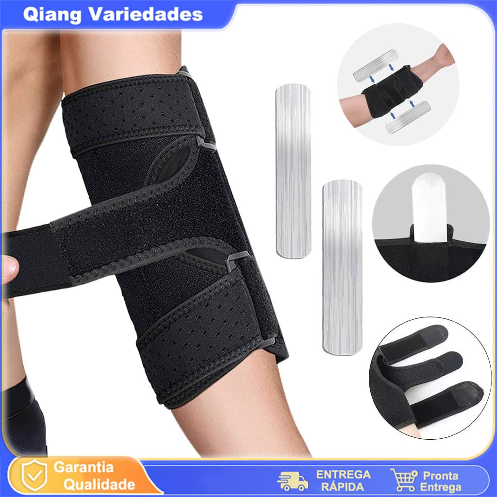 Cotoveleira Com Suporte Aço Ajustável Esporte Fitness