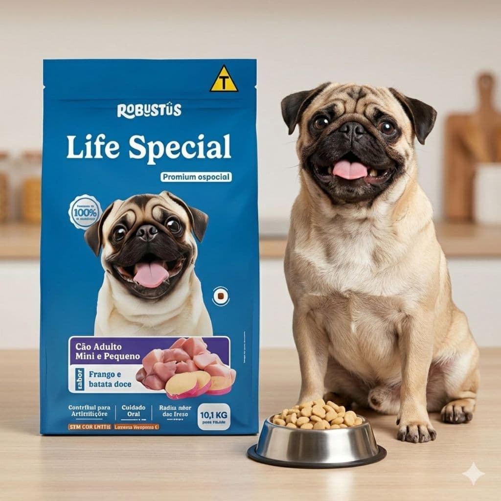 Ração Para Cachorro Pequeno Robustus Life Special Frango Batata Doce 10,1kg