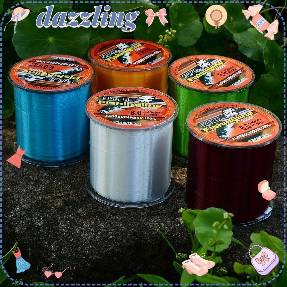 Linha de Pesca Monofilamento com Revestimento Fluorocarbono 0.4-9.0 300M Afundamento Rápido Invisível Durável
