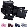 Kit Organizador Mala Viagem Bolsa  Armazenar Necessaire 6pçs