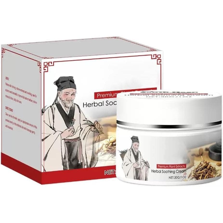 Creme Corporal Herbal - Alivia a Pele Seca e Esticada, Acalma a Pele |   Alivia a coceira, rico em mentol, calêndula e d