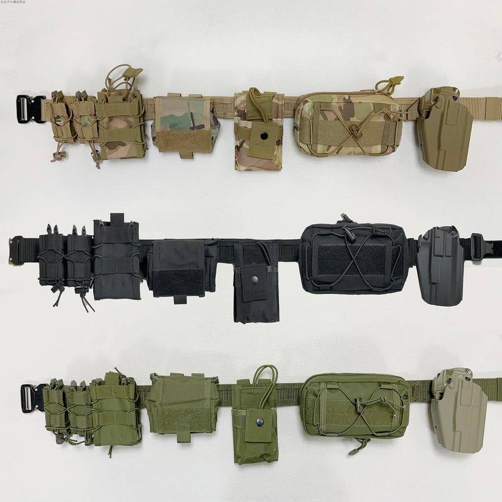 Cinto tático molle conjunto completo multifuncional combinação de combate equipamento tático especial treinamento milita