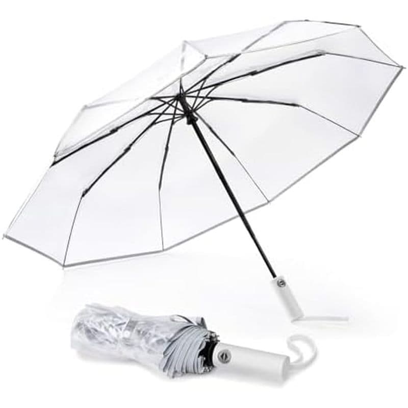 Guarda-Chuva Pequeno Transparente G4Free Para , Uso Feminino E Masculino De 42 Polegadas , Casamentos , Bailes Eventos E