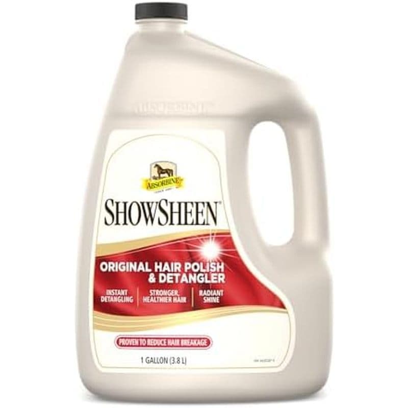 Absorbine ShowSheen Esmalte Para Cabelo & amp ; Frasco De Spray Desembaraçador De 32 Onças , Casaco De Cavalo E Cachorro