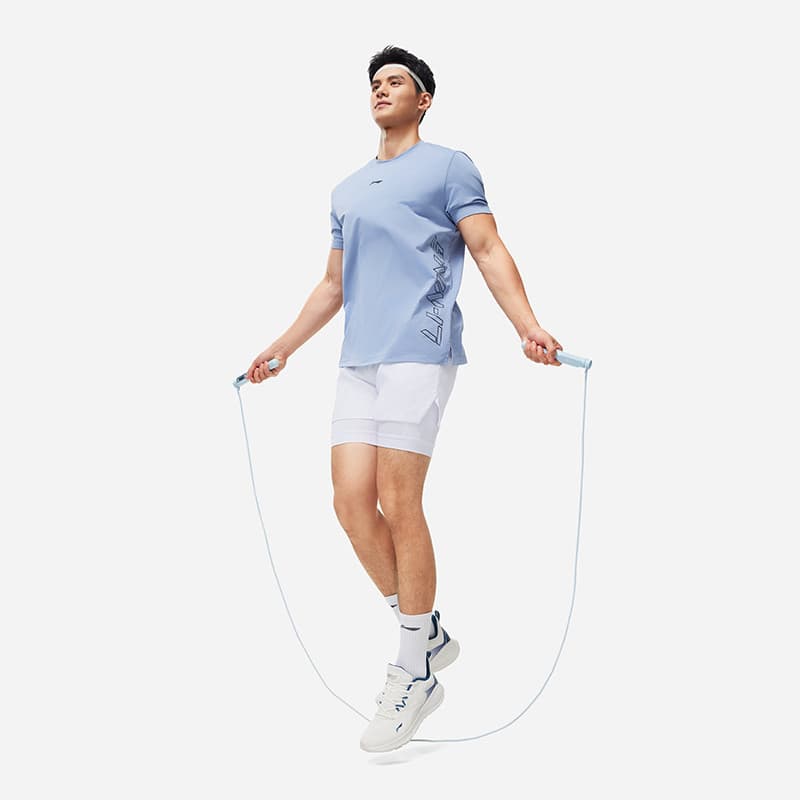 Li Ning Genuíno 2024 Verão Novo Estilo Homens Mulheres Mesmo Estilo Moda Treinamento Esportes Contagem Eletrônica Pular