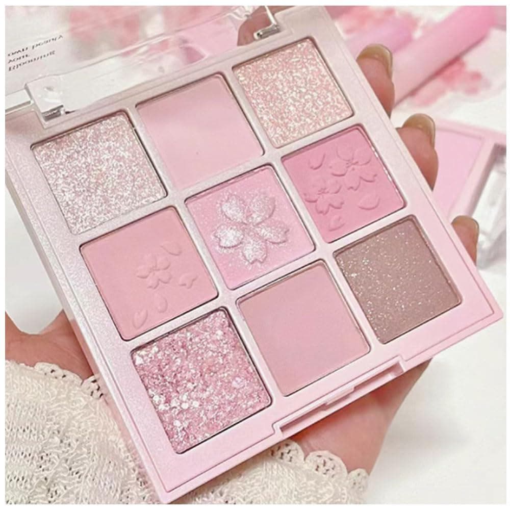 Paleta De Sombras CAKAILA Rosa Claro , Sombra Neutra Em Pó Nude Para Mulheres Mais Velhas , Natura
