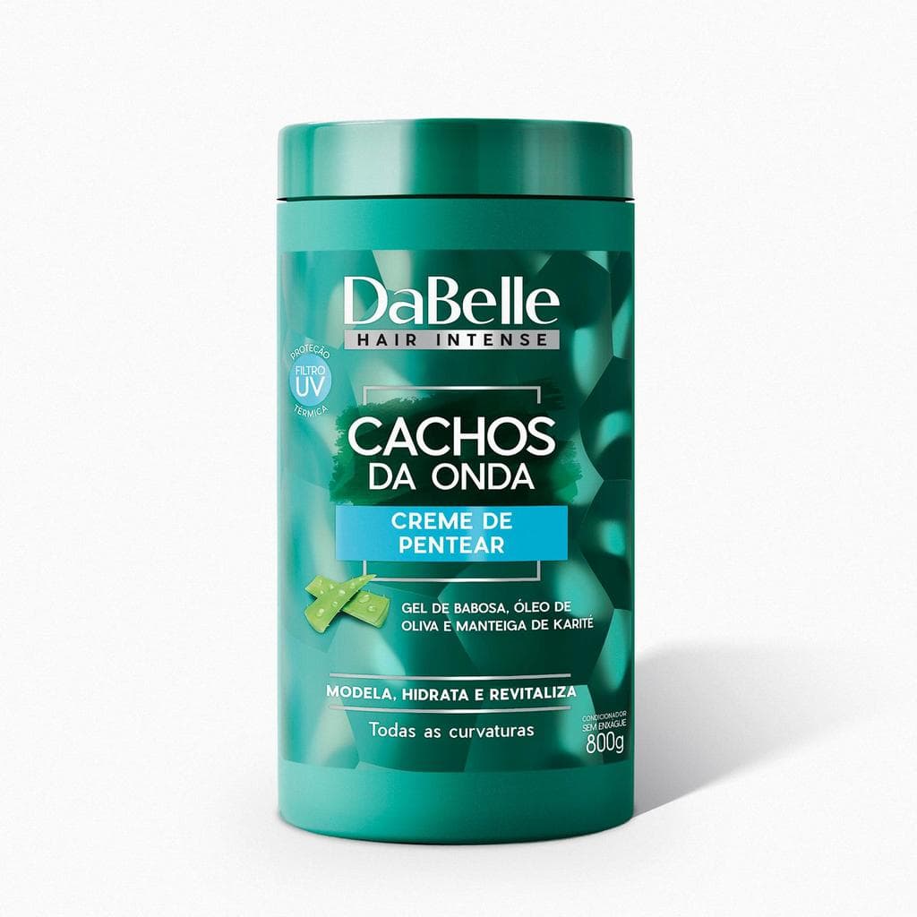 Creme de Pentear Multifuncional Cachos da Onda 800g - DaBelle Hair