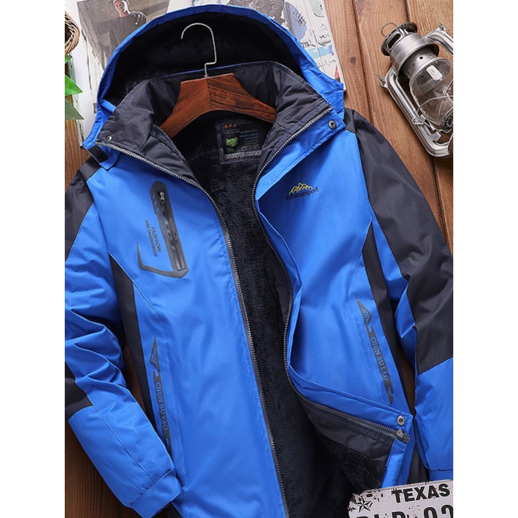 2025 Jaqueta de inverno masculina à prova de vento à prova d'água acolchoada jaqueta de lã espessada jaqueta acolchoada