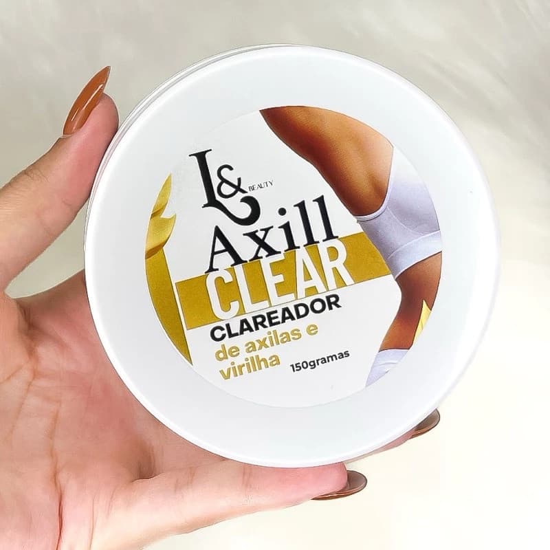 Creme Clareador De Axilas Rosa Mosqueta E Dolomita 150g L&Beauty
