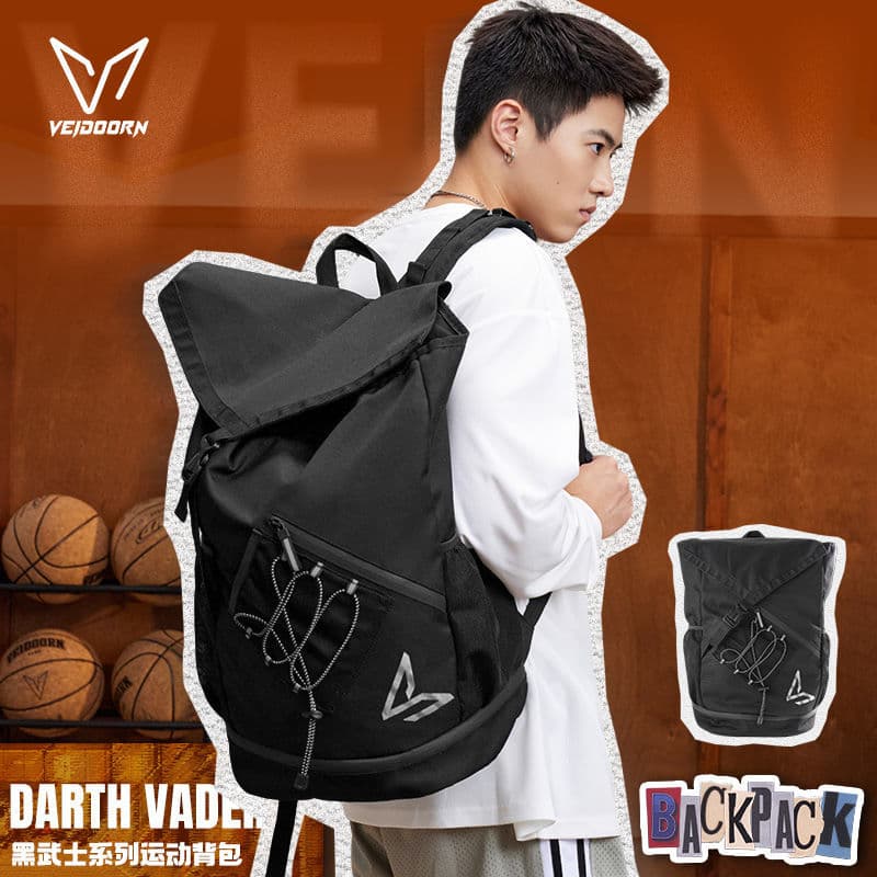 Victor preto Samurai mochila esportiva de grande capacidade saco de computador estudante negócios Commuter viagem ao ar