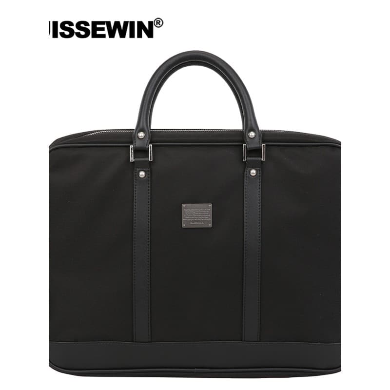 SUISSEWIN Moda Business Maleta Bolsa Estilo Horizontal 17280 Computador À Prova D 'Água Simples Na Moda Casual