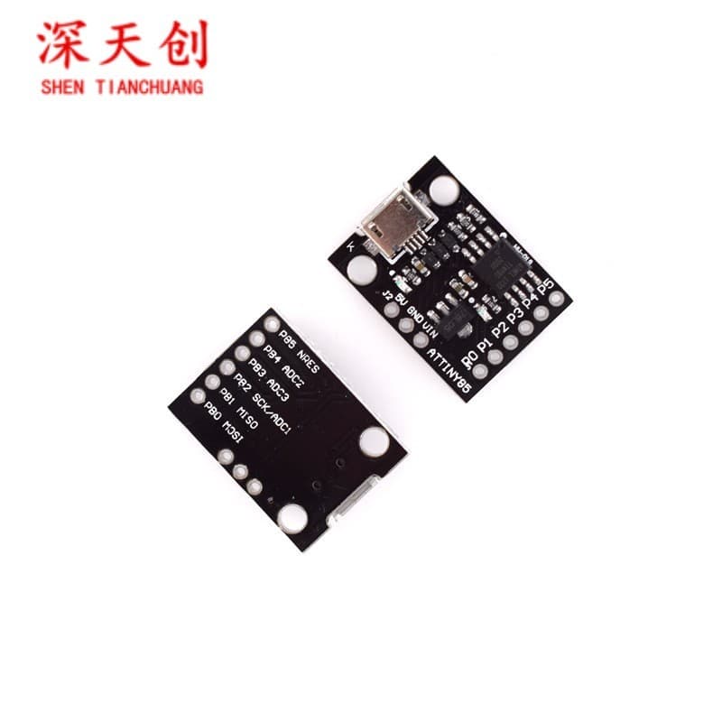 Placa de desenvolvimento de microcontrolador micro USB Mini ATTINY85
