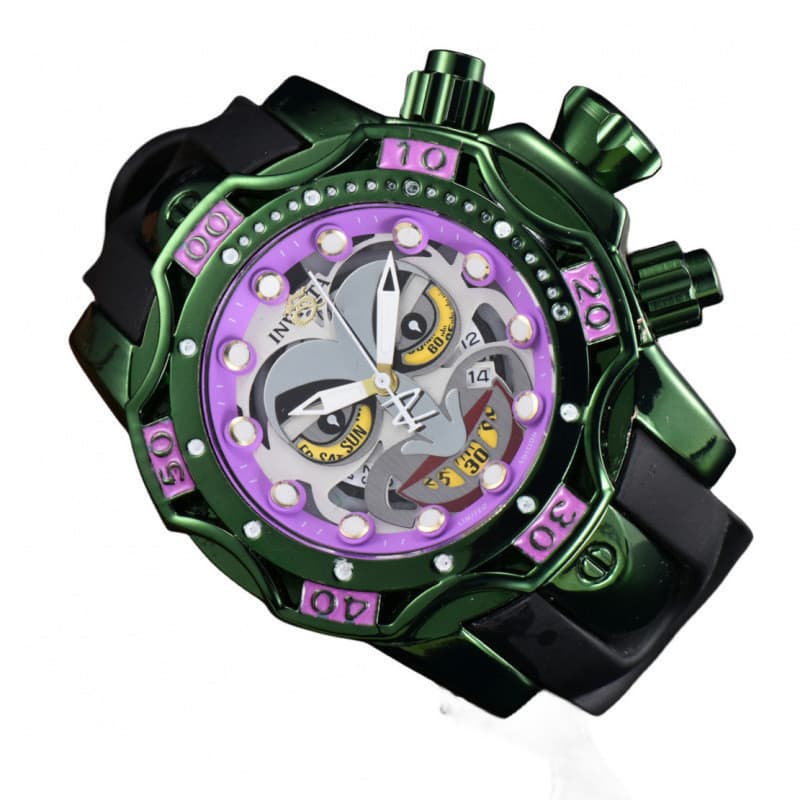 Novo Relógio De Quartzo Masculino , Mostrador Grande , display digital , Com Pulseira De Aço .