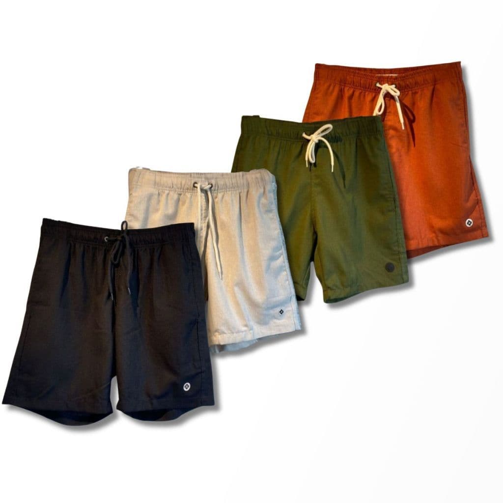Kit 4 Short em Linho Mauricinho Com 2 Bolsos Frontais Bermuda Casual Adulto Masculino