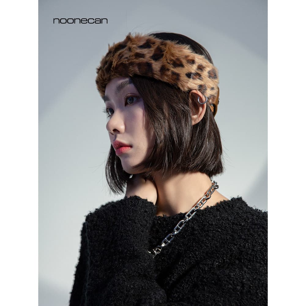 COMBACKnoonecan bandana feminina uso diário pelúcia outono inverno de abas largas na moda legal rua 2024 novo estilo