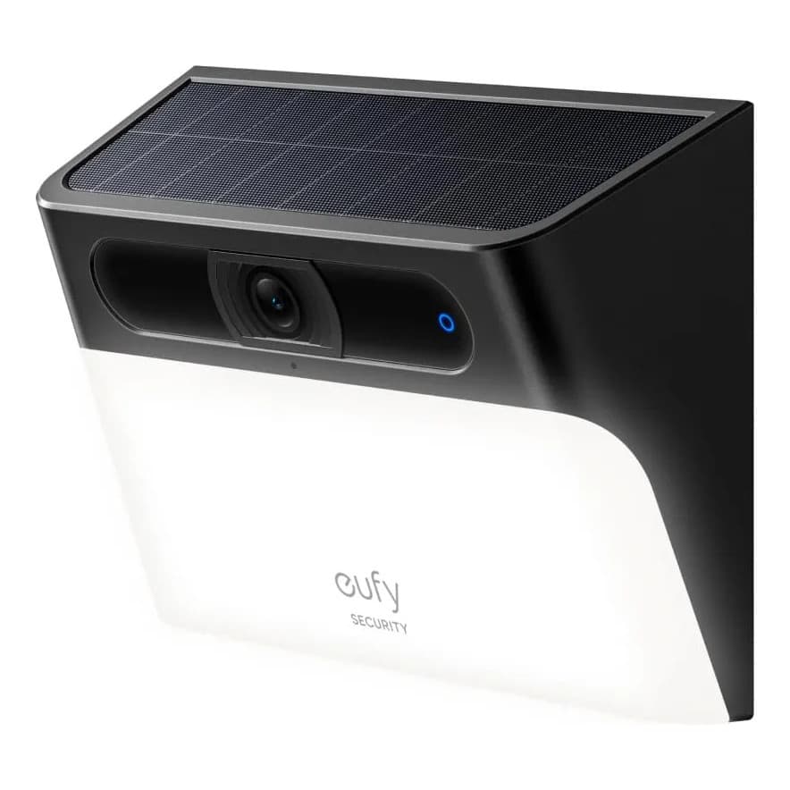 Luminária Solar Com Câmera WiFi 2K Sensor Movimento IP65