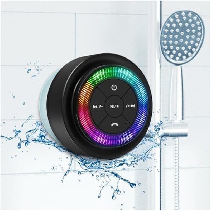 Alto-Falante XLEADER Pro Shower (Atualizado) Bluetooth À Prova D'água IPX7 Certificado , Som De Cristal De 8 W & amp ; G