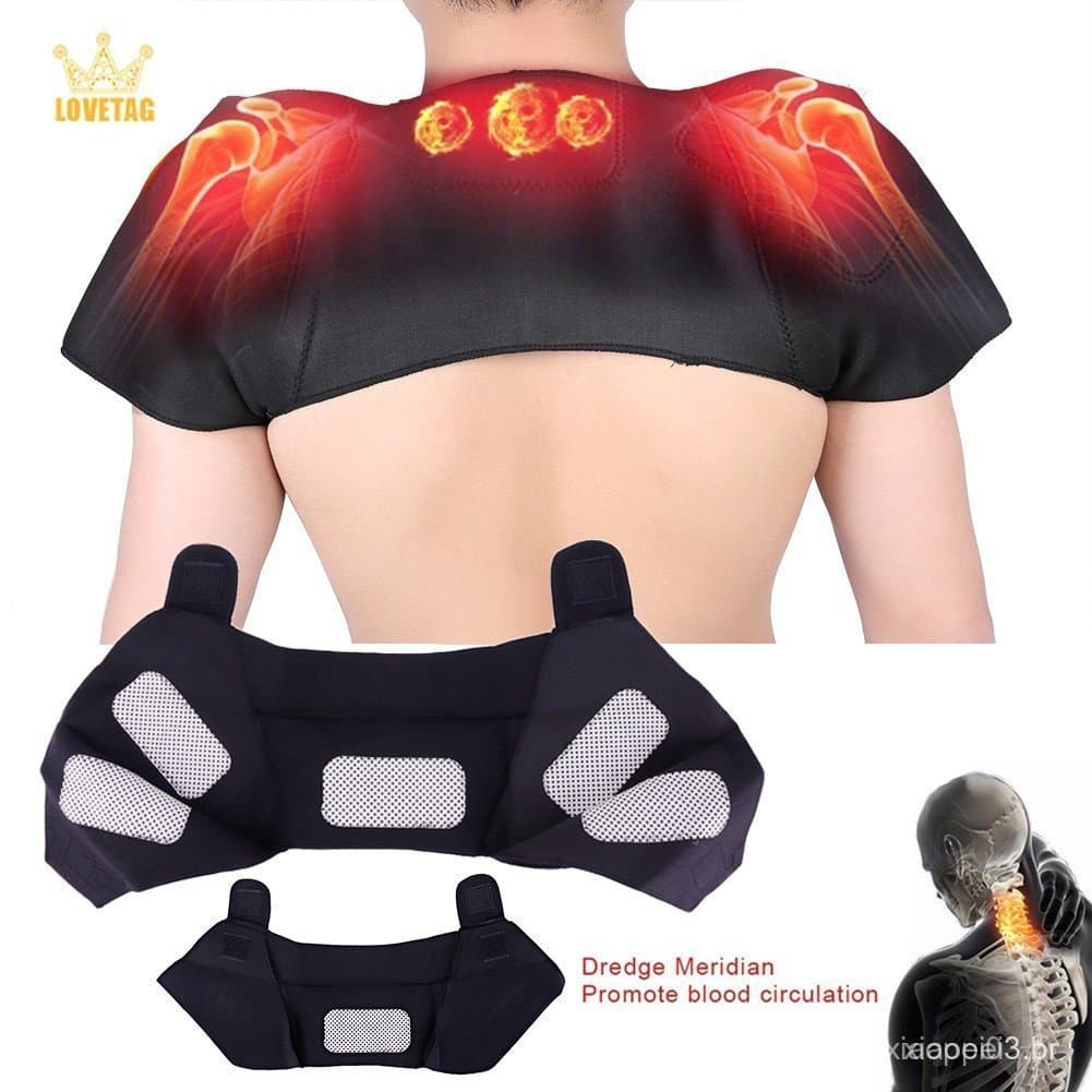 LT Unisexo Terapia Térmica Cinto Protetor De Ombro Suporte Alívio Da Dor Muscular Corporal Acessório