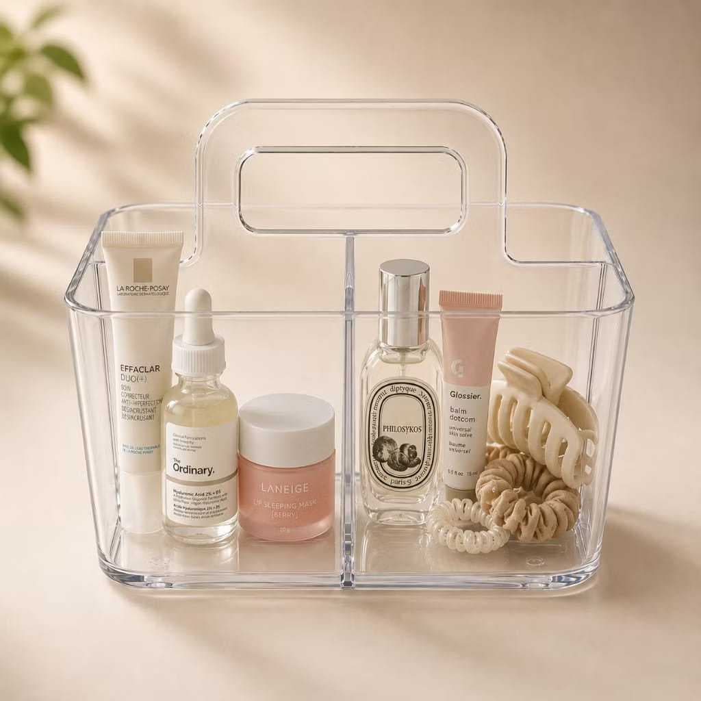 ✨ ORGANIZADOR ACRÍLICO MULTIUSO COM ALÇA (HS- 45322)