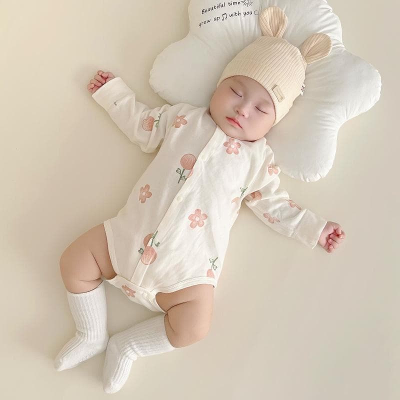 Bebê macacão de manga comprida puro algodão primavera roupas bebê desossado macacão primavera outono roupas recém-nascid