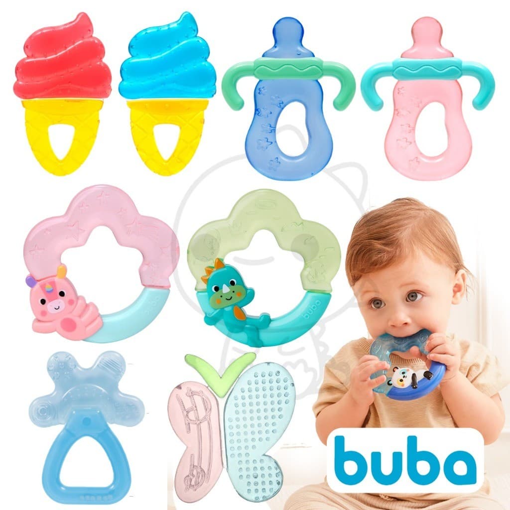 Mordedor Infantil Buba Bebê Ursinho Mordedor de água massageador dente bebe# 22678