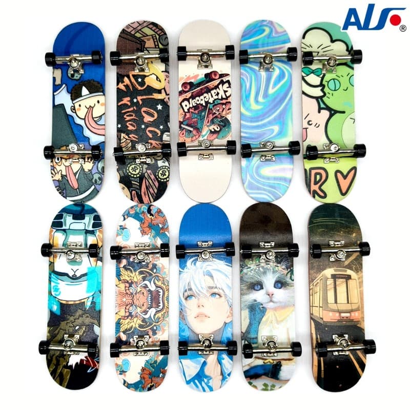 Rodas De Rolamento De Skate De Dedo Profissional Suporte De Liga De Superfície De Madeira De Bordo