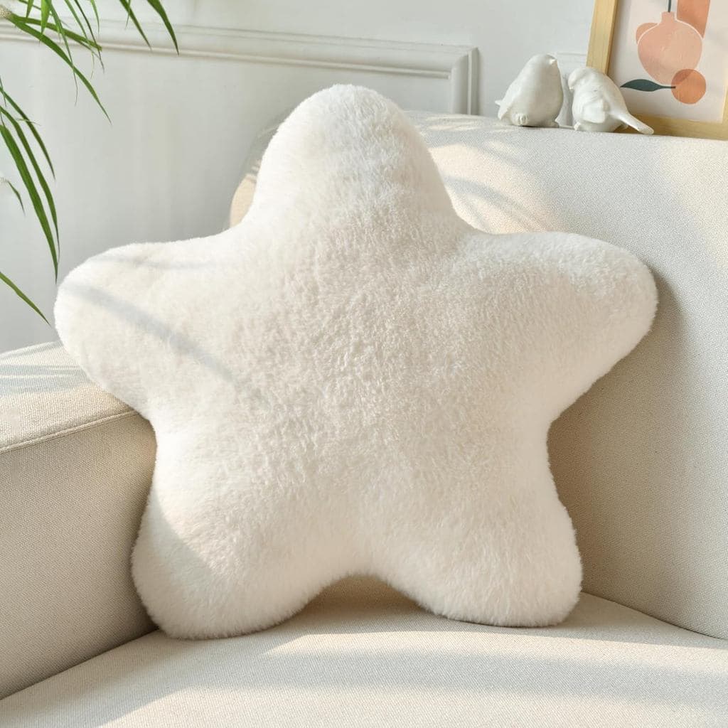Almofada Estrela Xiashrk, Almofada Decorativa para Cama e Sofá, almofada de chão em forma de estrela de 15 polegadas (ap