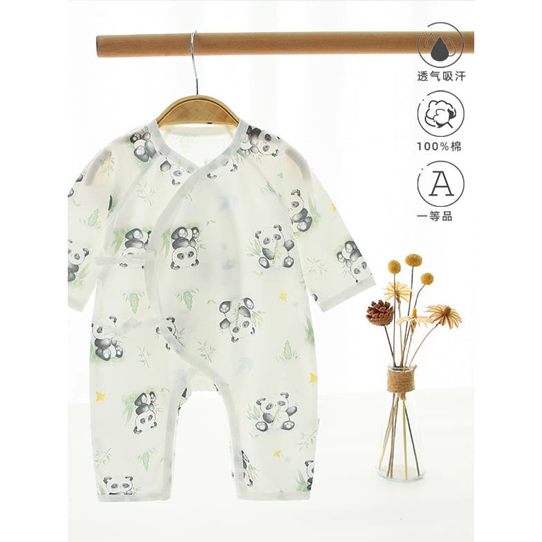 Bebê recém-nascido monge roupas macacão de bebê puro algodão verão Ultra-fino roupas recém-nascidos rendas roupas de ar