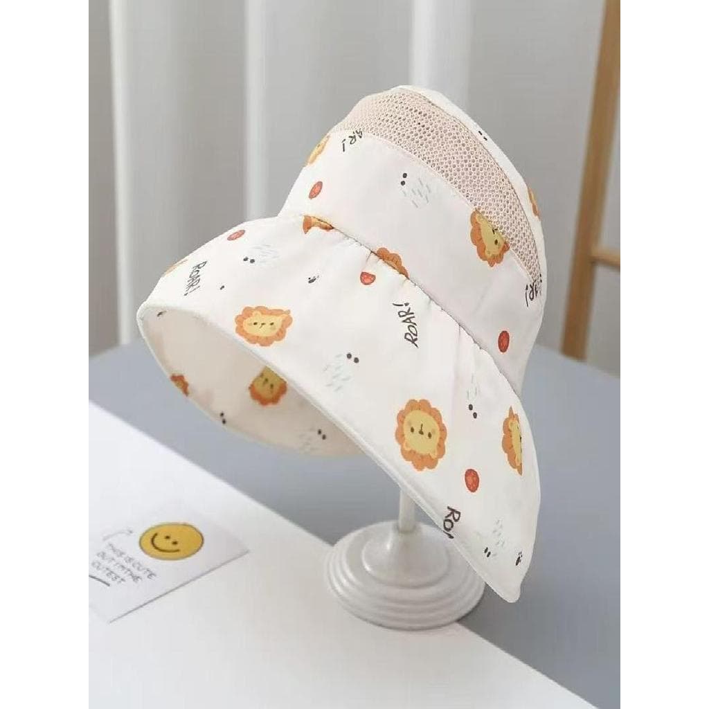 Crianças chapéu de sol chapéu do bebê bebê menino verão balde chapéu meninos meninas chapéu de sol do bebê um ano de ida