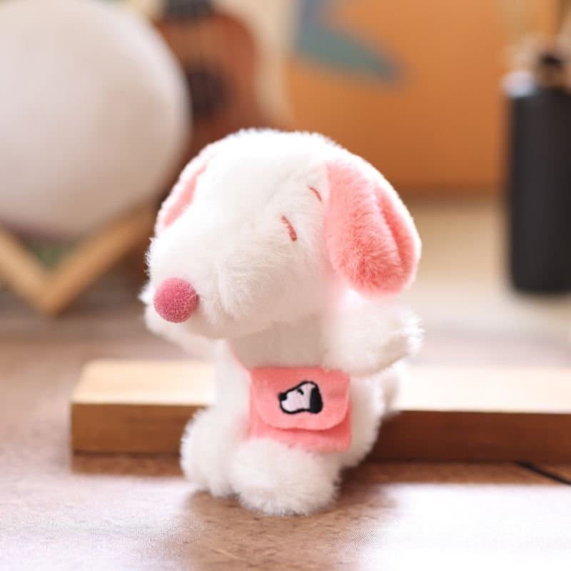 Mochila de Pelúcia do Snoopy de 13cm, Pingente Decorativo para Casais