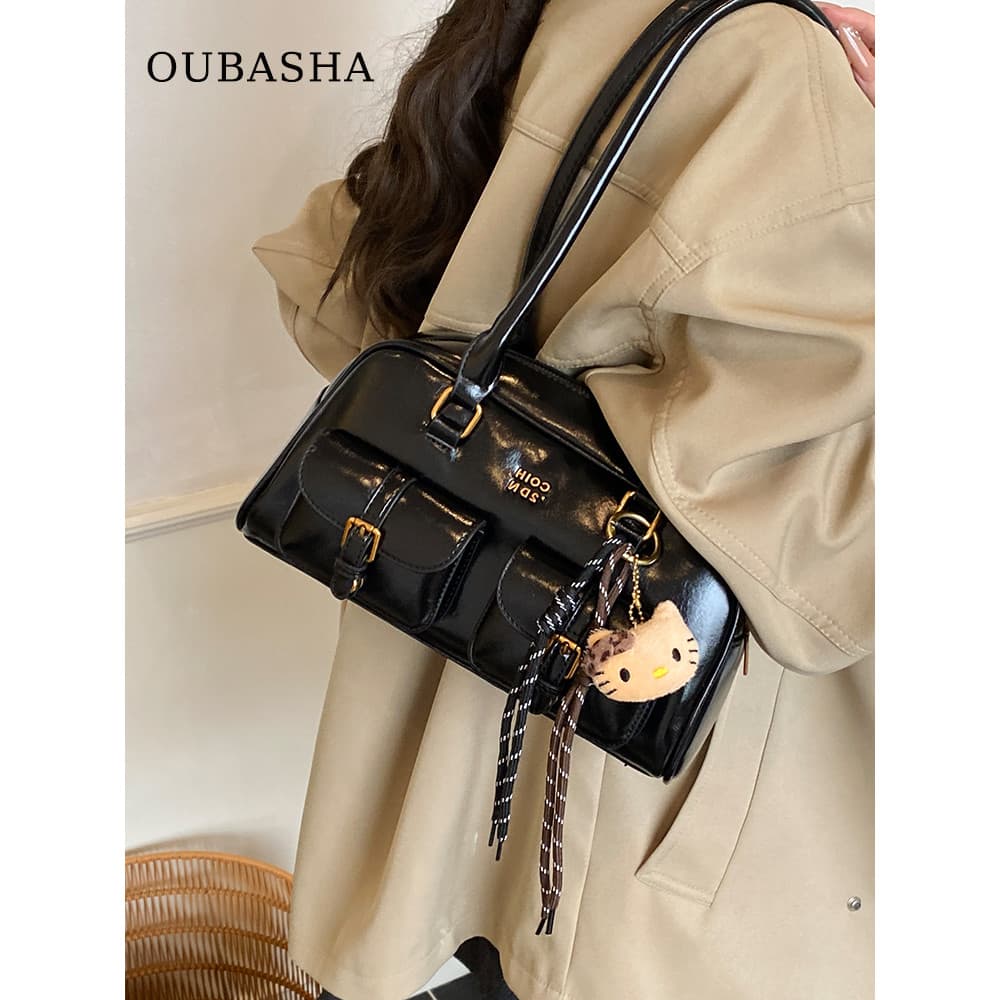High-End sentimento saco de grande capacidade feminino 2026 novo estilo Super quente de um ombro axilas saco luz luxo ni