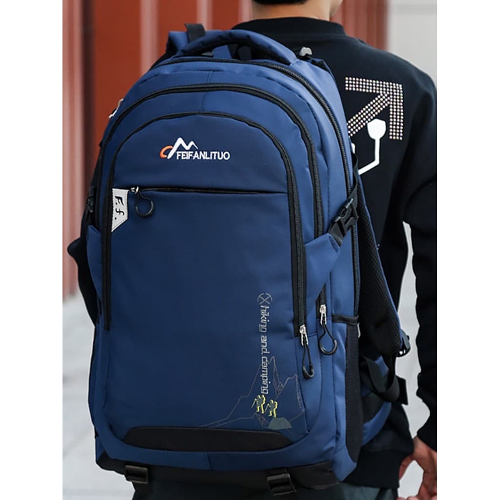 Mochila de negócios masculina mochila estudante saco de escola grande capacidade multifuncional saco de viagem de negóci