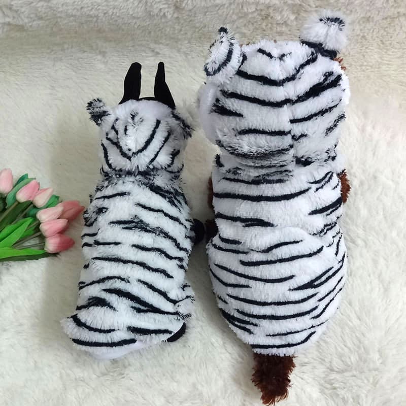 Traje para animais de estimação gato tigre transformação traje filhote de cachorro roupas para cães primavera outono rou