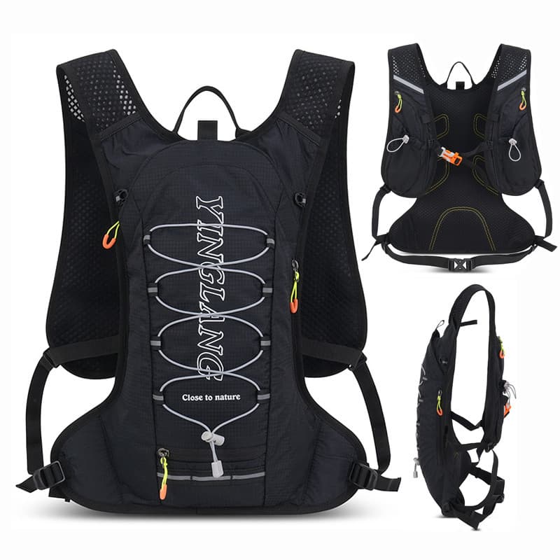 Correndo saco de água mochila dos homens esportes ao ar livre fora de estrada ciclismo mochila feminina maratona caminha