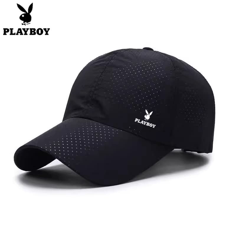 Playboy boné de pico masculino guarda-sol lazer ao ar livre de secagem rápida protetor solar boné de pesca chapéu de sol
