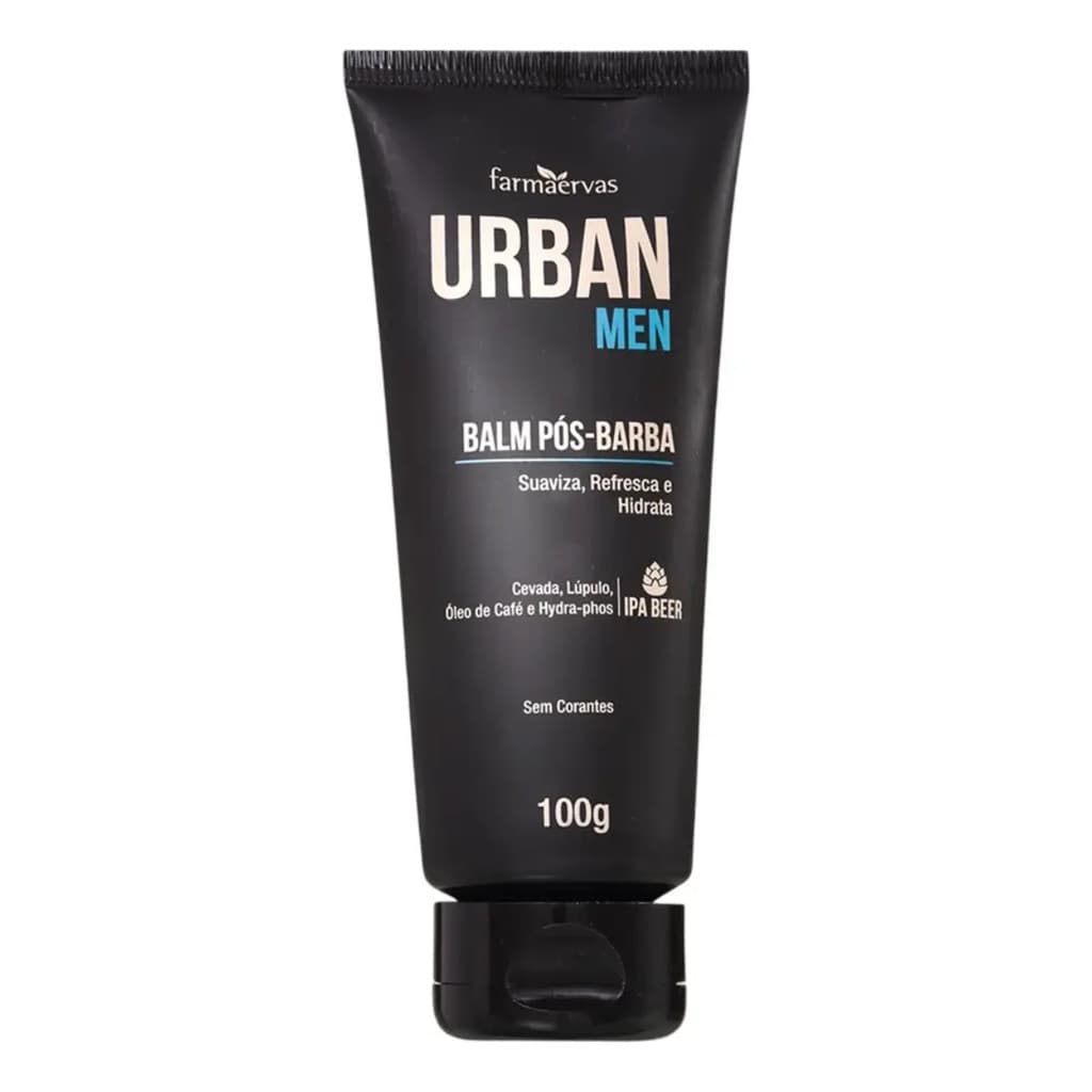 Loção Pós Barba Urban Men Suaviza Resfresca e Hidrata 100g