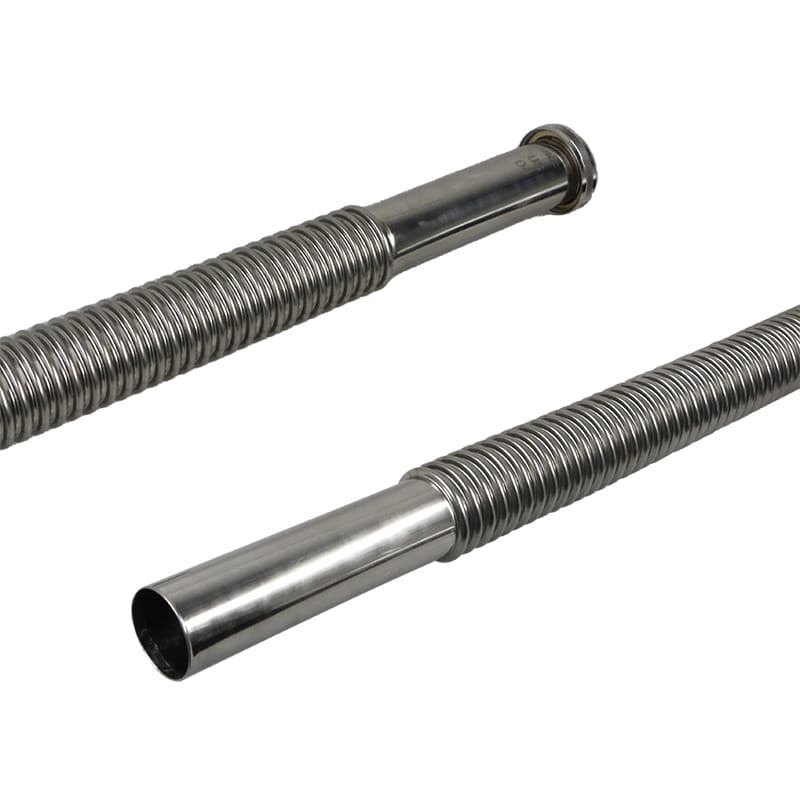 Lavatório de lavatório Emico genuíno 304, mangueira de esgoto de aço inoxidável, lavatório, tubo ondulado PS22