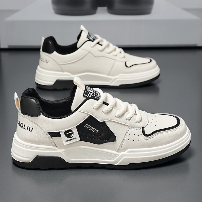 2026 primavera sapatos masculinos novo estilo respirável sapatos brancos versão coreana na moda All-Match esportes sapat