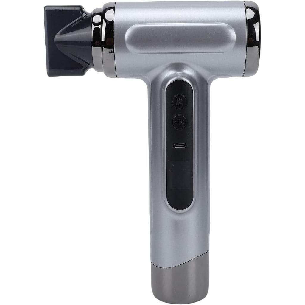 Secador de cabelo portátil sem fio Fosa, secagem rápida, 200W, 15600mAh recarregável por USB, carregamento USB, ar quent