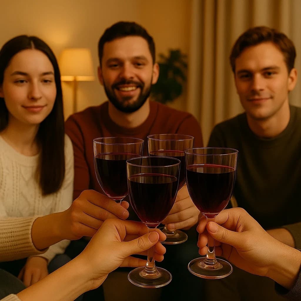 Conjunto com 6 Taças e Copos Coloridos para Servir Bebidas e Vinhos imperdível