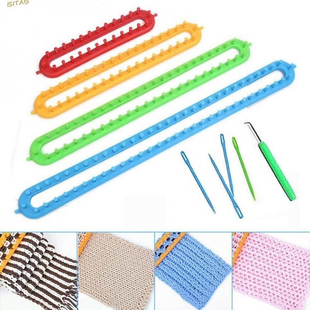 ISITAB Tear De Tecelagem Plástico 4 Tamanhos Chapéu Knitter Pompom Agulha Acessórios De Costura