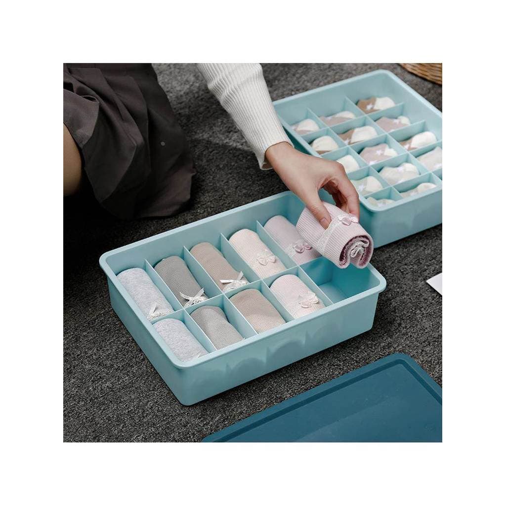 Caixa de armazenamento de roupa interior de sutiã doméstico guarda-roupa cinto caixa de roupa interior compartimento mei
