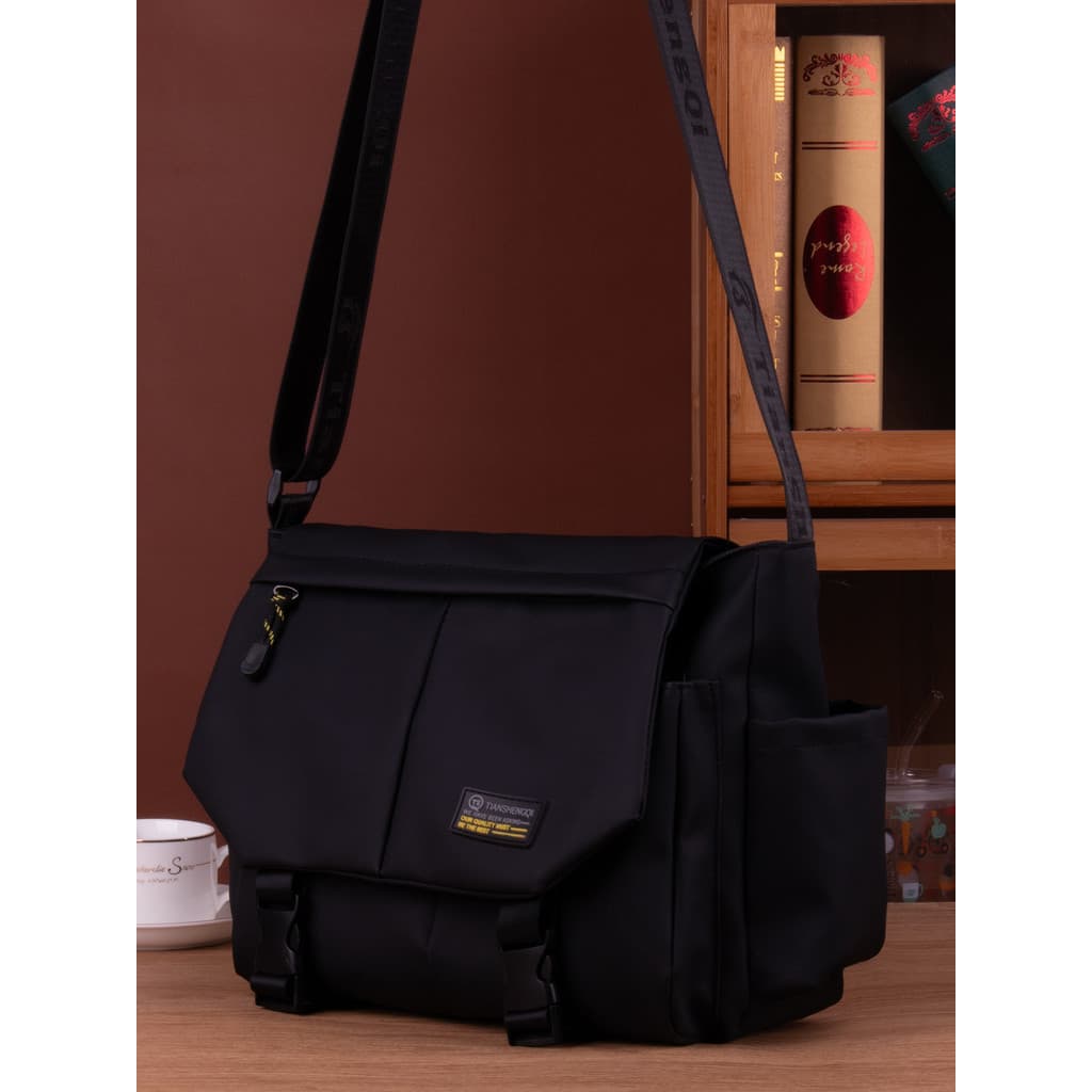 Bolsa mensageiro masculina Oxford pano bolsa de ombro Casual esportes aleta saco de viagem grande capacidade estilo Hori