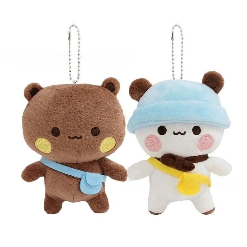 Novo Panda Bubu E Yier Pingente Bonecas Bonito Dos Desenhos Animados Urso Boneca Chaveiro Mochila Casal Presentes