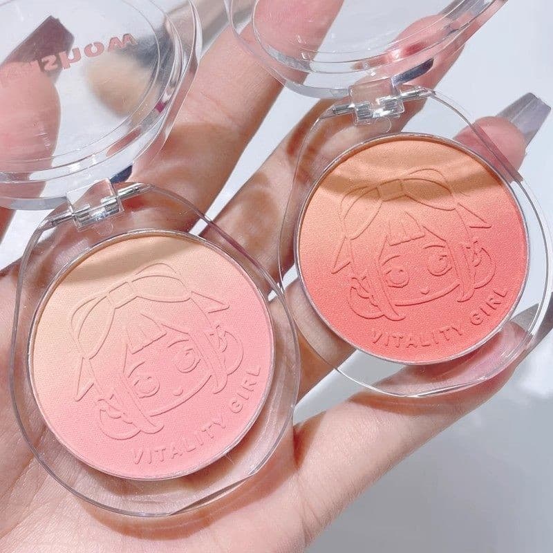 Genuíno mulheres grávidas planta pura não-tóxico blush grávida amamentação pêssego fosco gradiente fofo blush