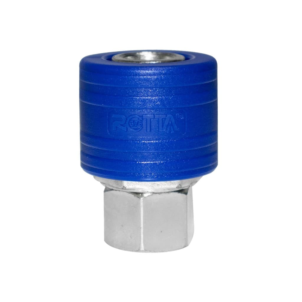 Engate Rápido pneumático Azul 1/4 pol. Rosca Fêmea