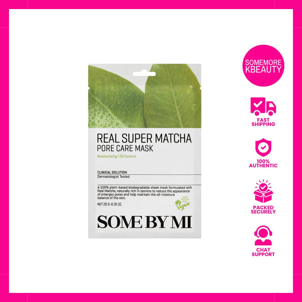 SOME BY MI Máscara Facial Real Super Matcha para Cuidado dos Poros 20g