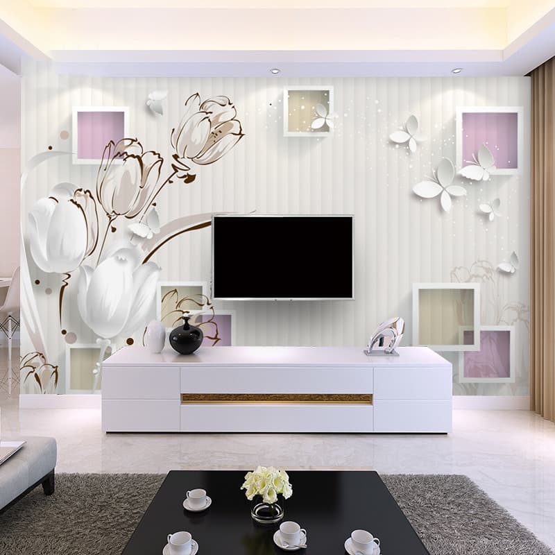 2026 novo estilo tv fundo papel de parede sala estar 8D tridimensional papel de parede filme tv pintura 3D papel de pare
